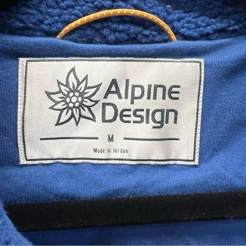 Alpine Design Men’s Mountain Lake Sherpa‎ Fleece Jacket Medium